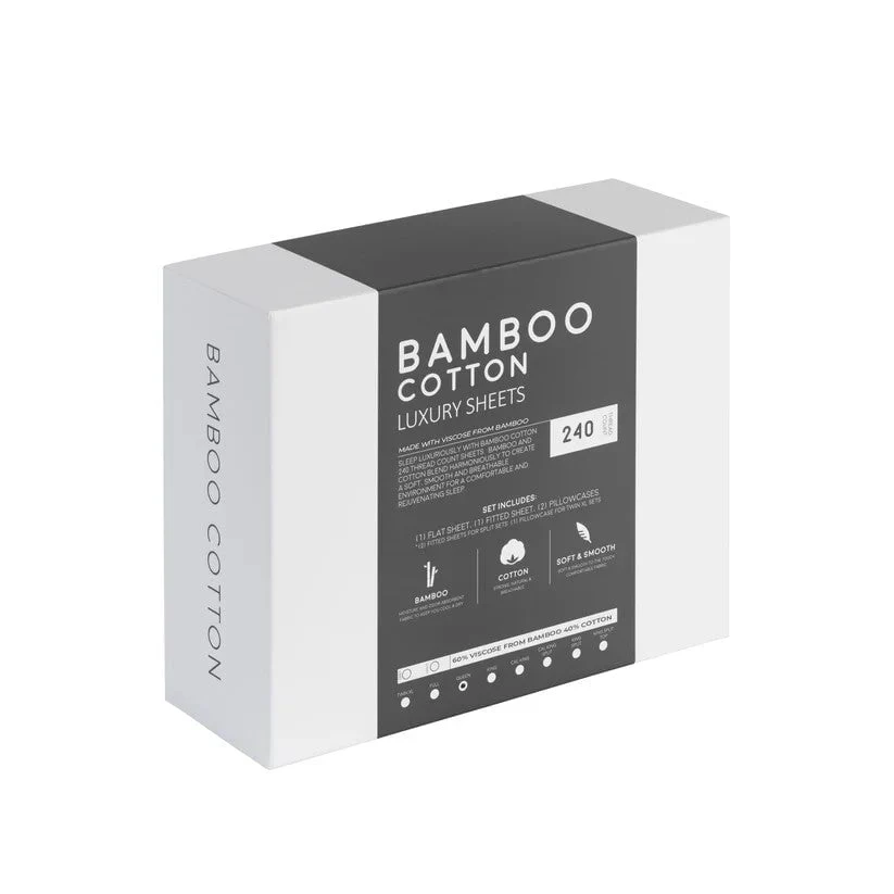 Bamboo Cotton Luxury Bed Sheets - Made with Viscose from Bamboo - Image 5