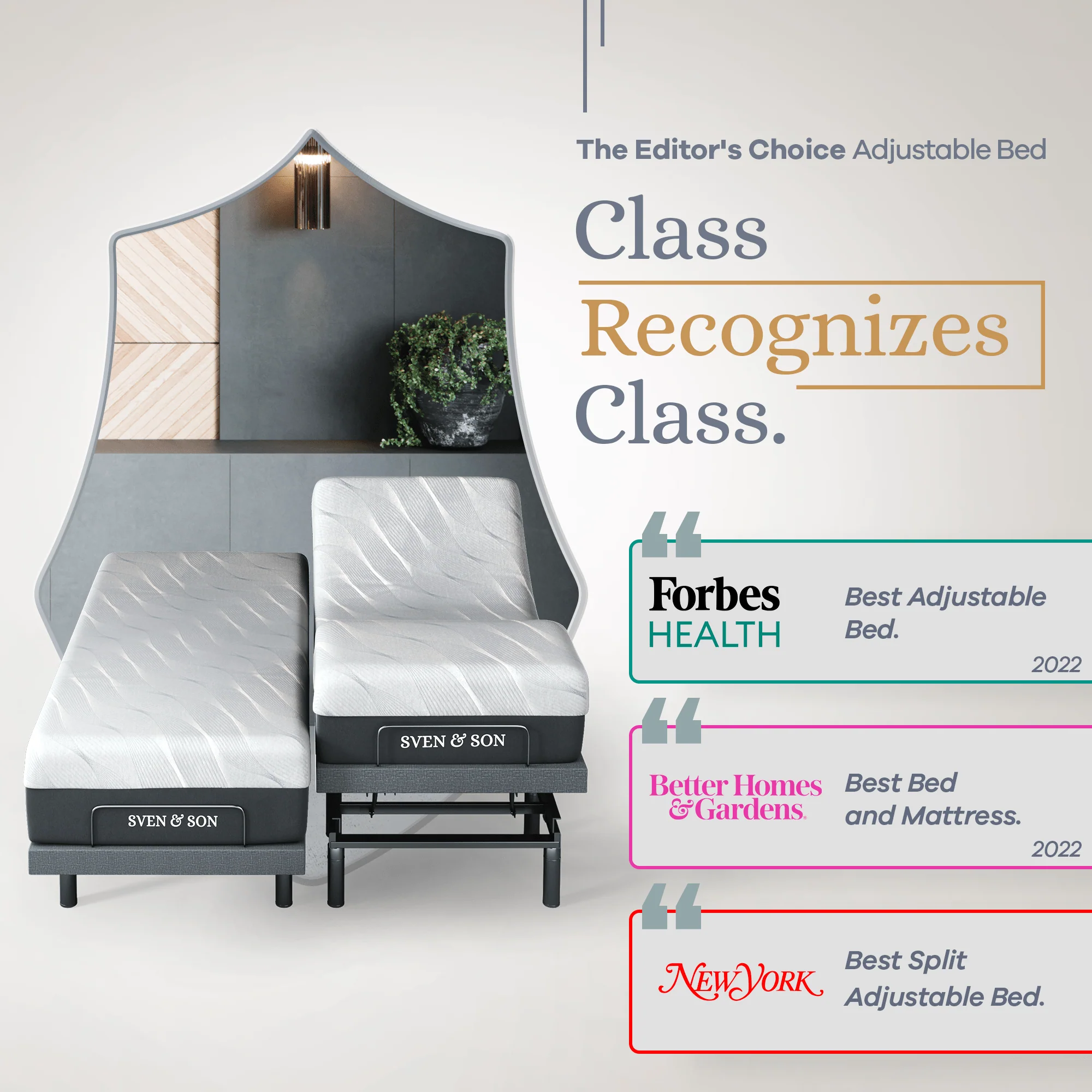 Bliss Series Adjustable Bed Frame + Choice of Mattress Bundle - Image 111
