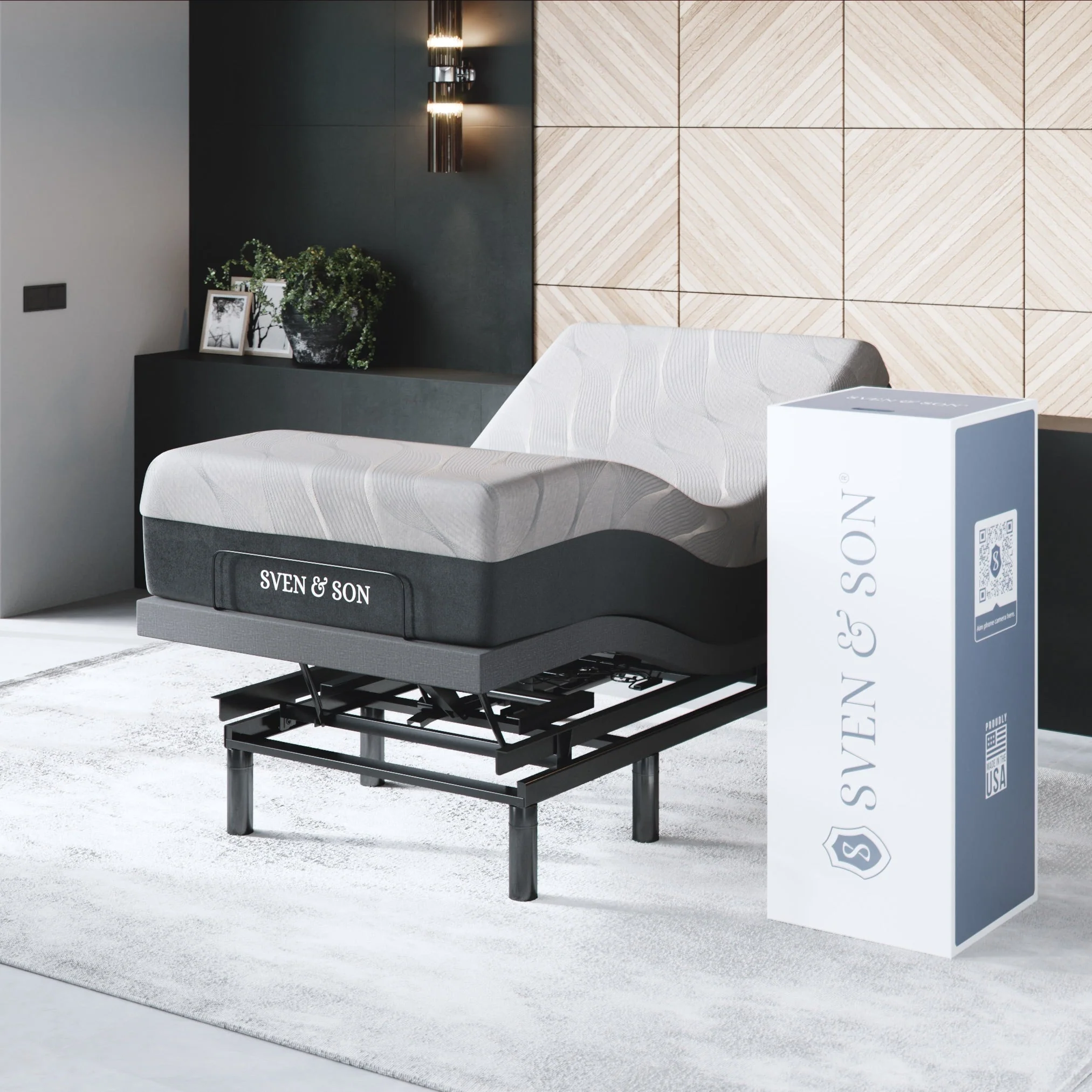 Bliss Series Adjustable Bed Frame + Choice of Mattress Bundle - Image 143