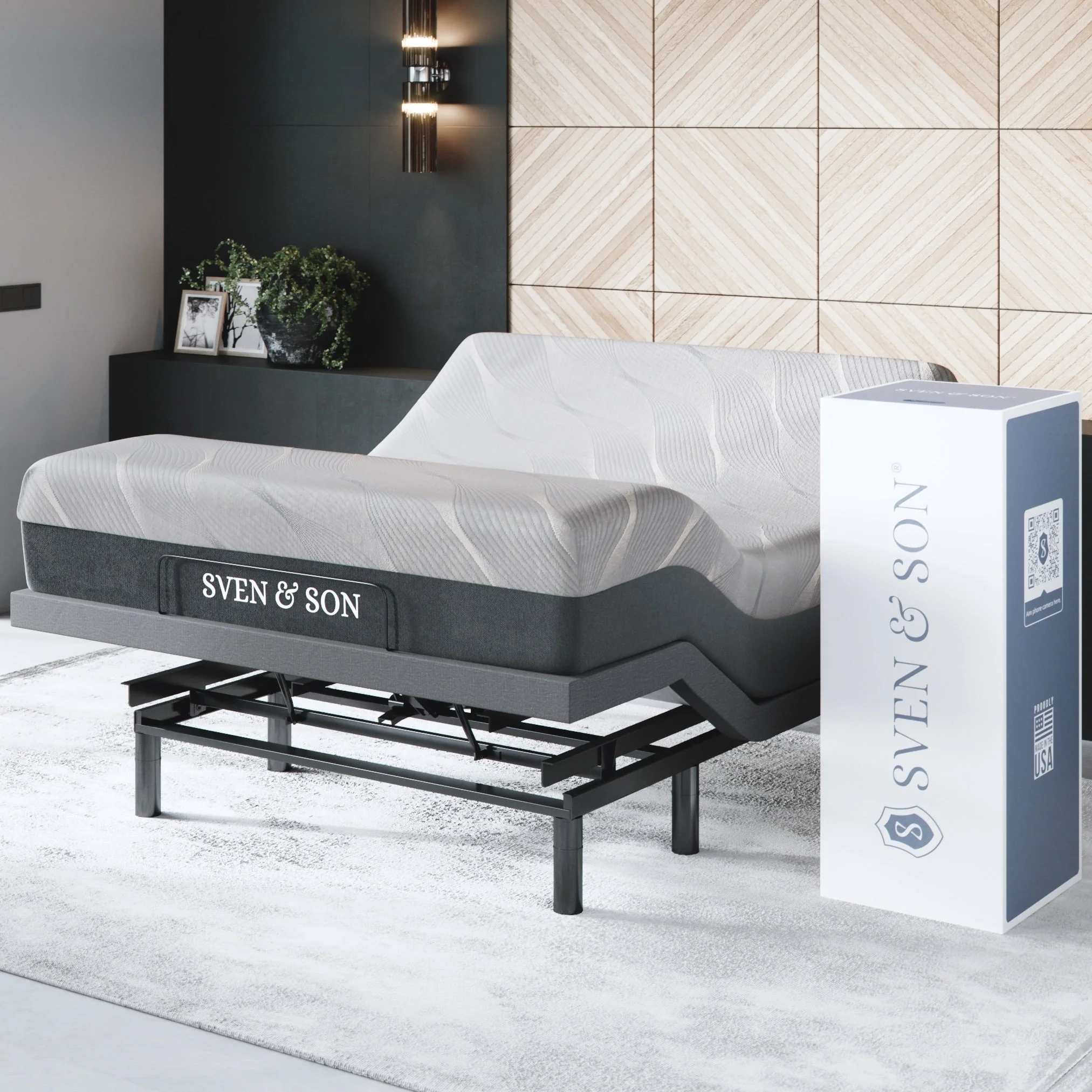 Bliss Series Adjustable Bed Frame + Choice of Mattress Bundle - Image 147