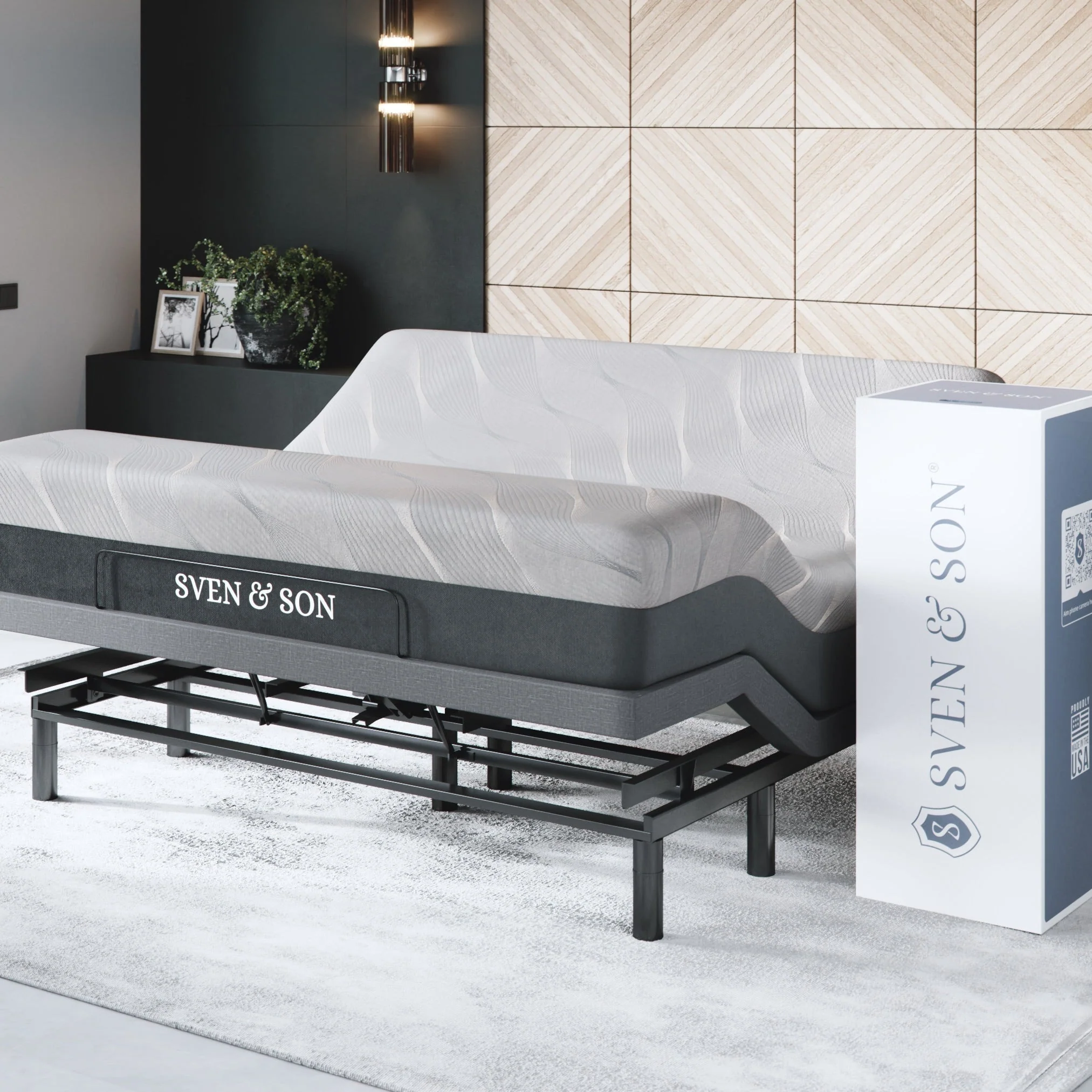 Bliss Series Adjustable Bed Frame + Choice of Mattress Bundle - Image 150