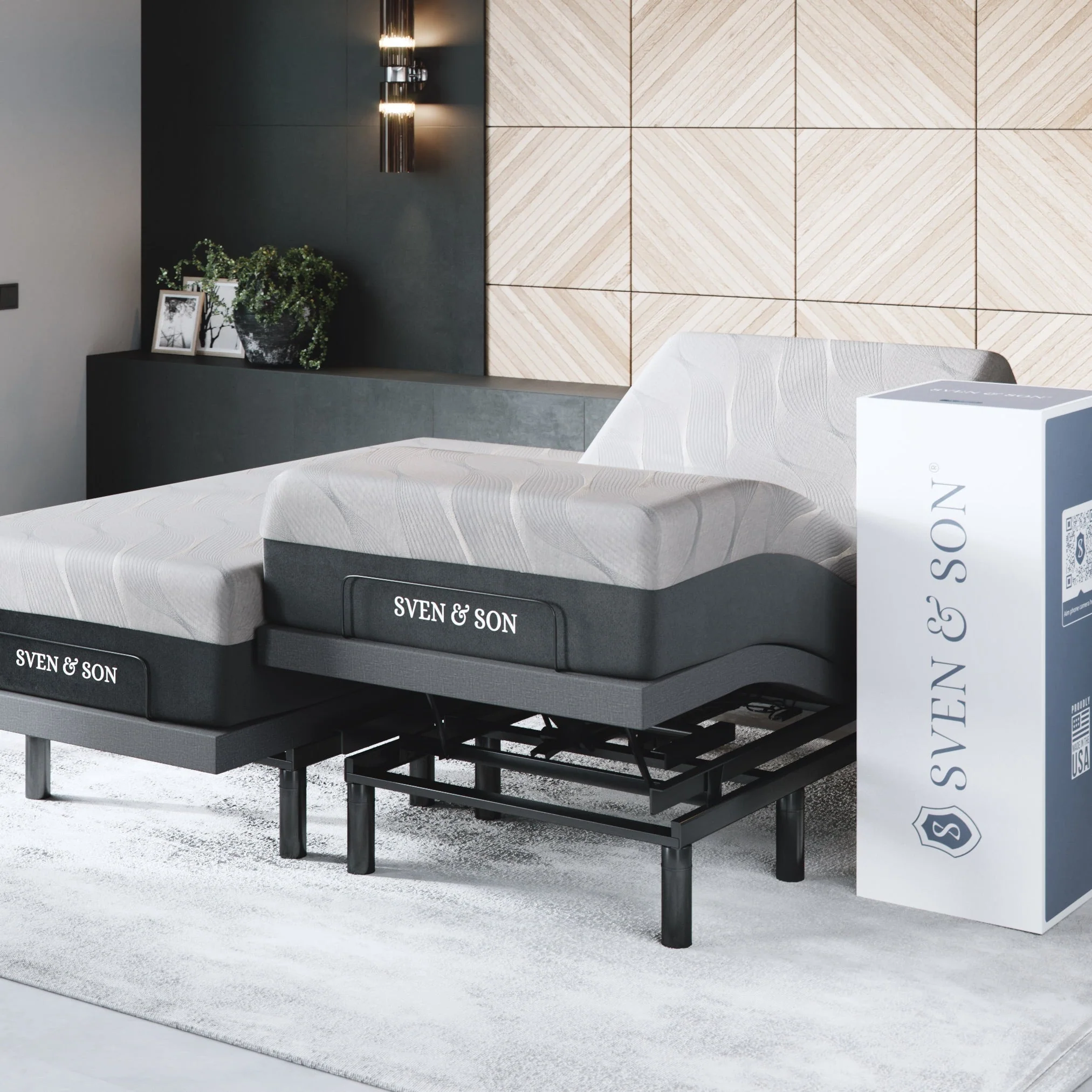 Bliss Series Adjustable Bed Frame + Choice of Mattress Bundle - Image 152