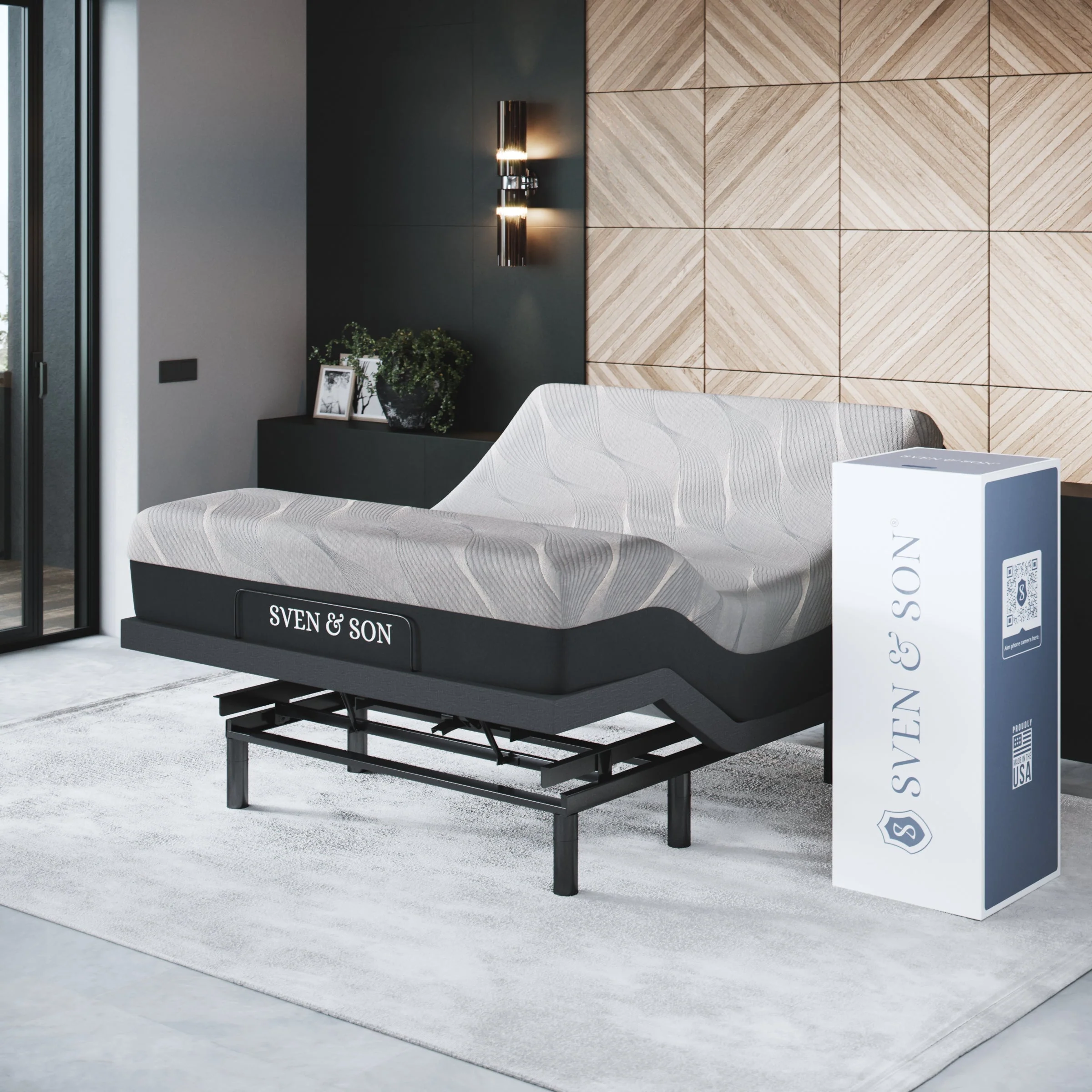 Bliss Series Adjustable Bed Frame + Choice of Mattress Bundle - Image 185