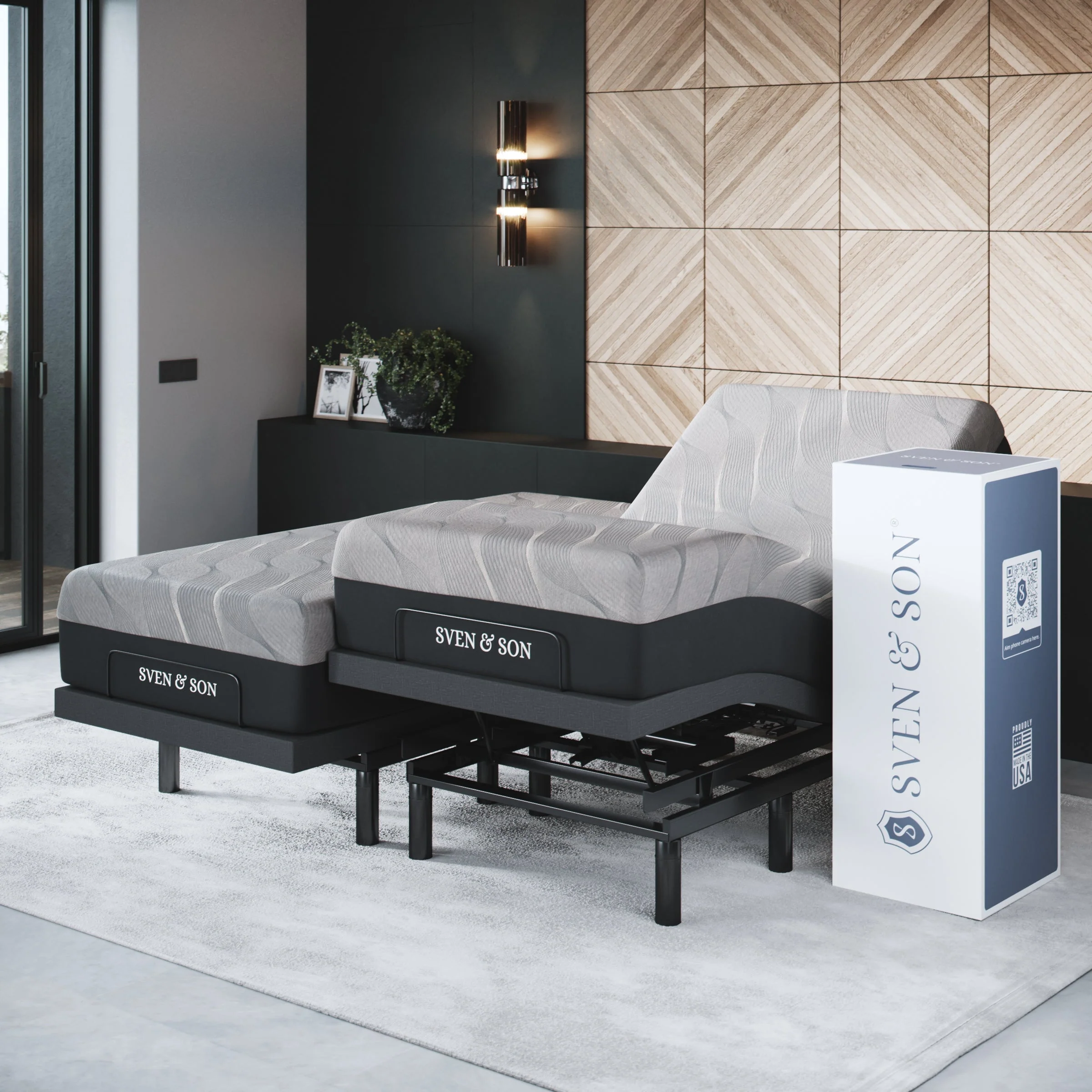 Bliss Series Adjustable Bed Frame + Choice of Mattress Bundle - Image 193