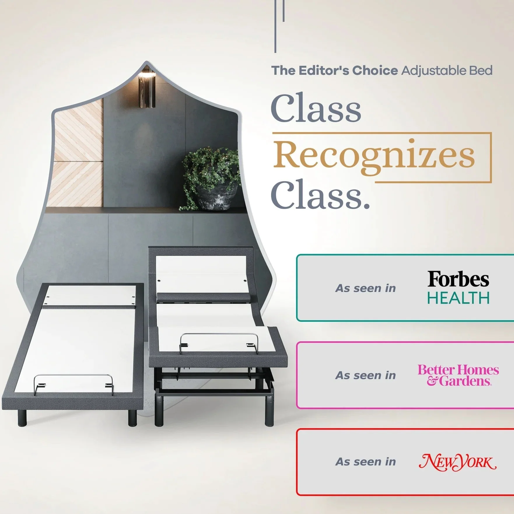 Bliss Series Adjustable Bed Frame + Choice of Mattress Bundle - Image 198