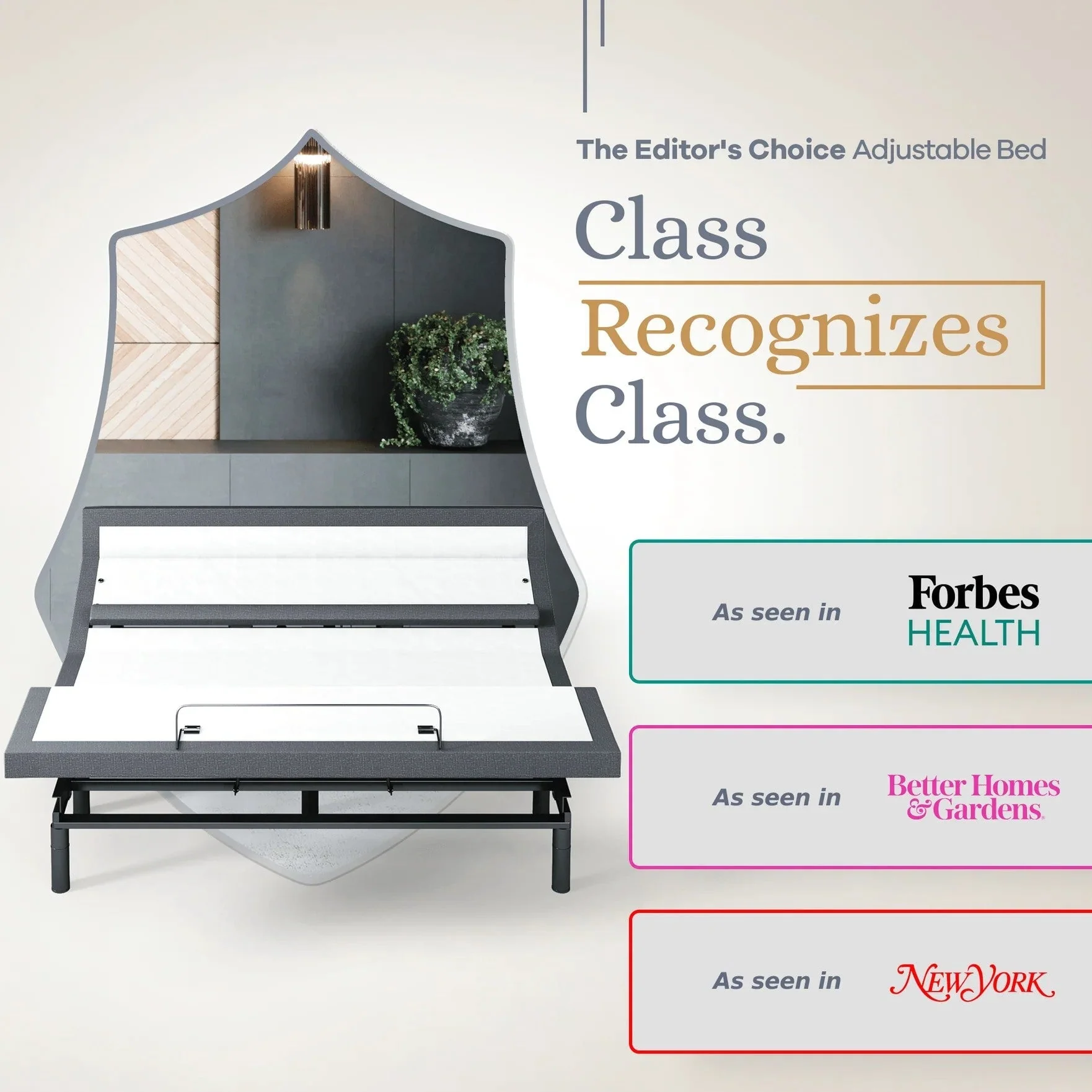Bliss Series Adjustable Bed Frame + Choice of Mattress Bundle - Image 205