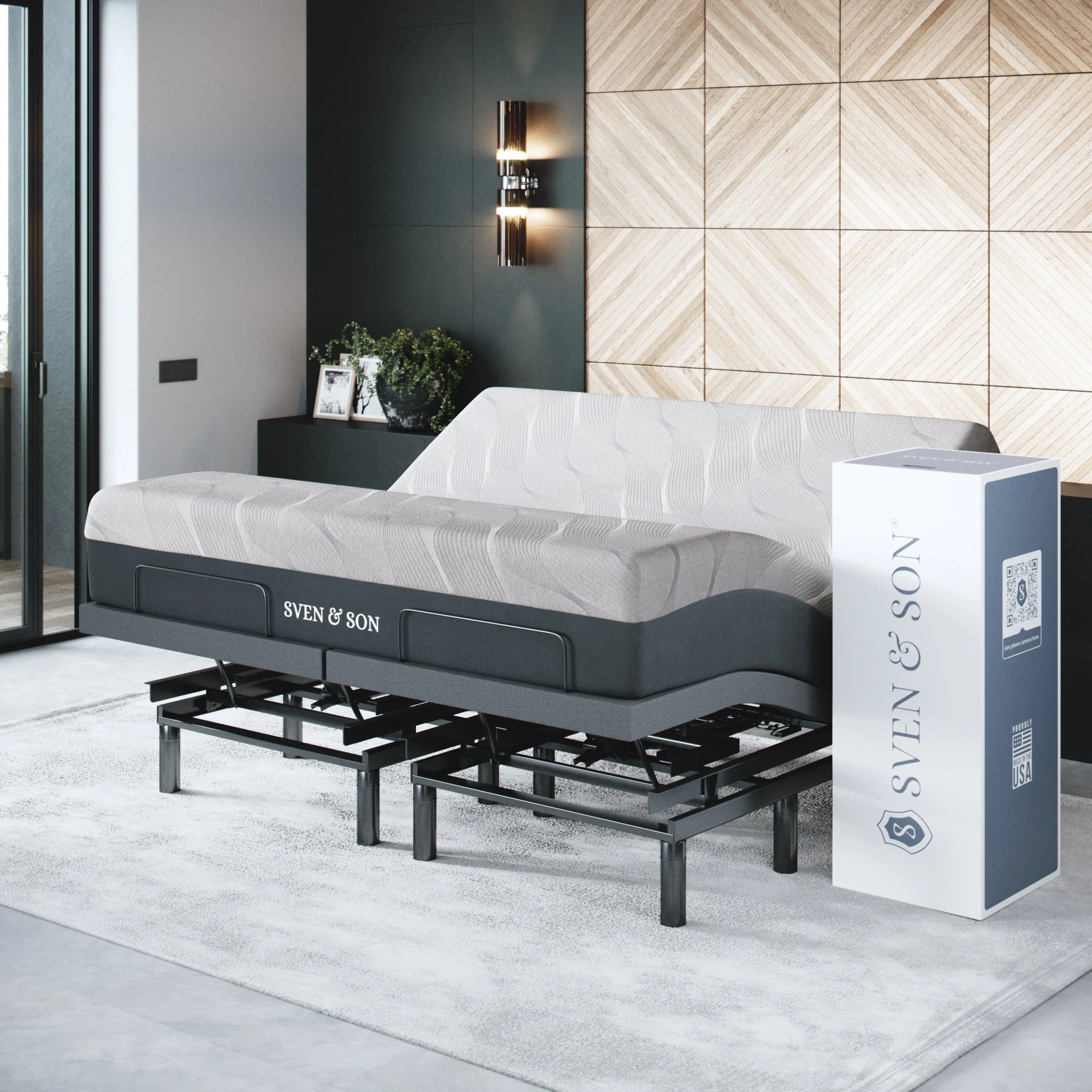 Bliss Series Adjustable Bed Frame + Choice of Mattress Bundle - Image 217