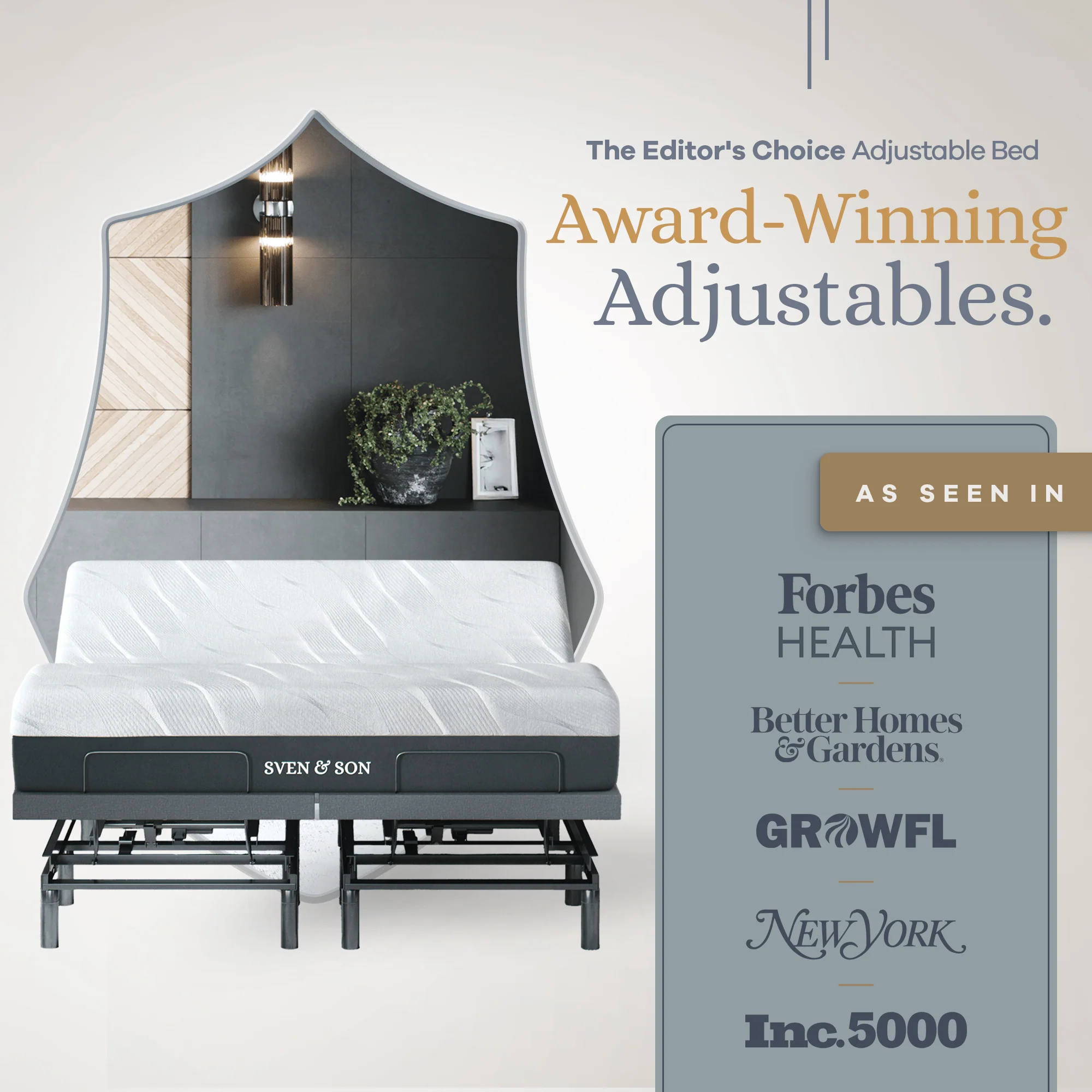Bliss Series Adjustable Bed Frame + Choice of Mattress Bundle - Image 222