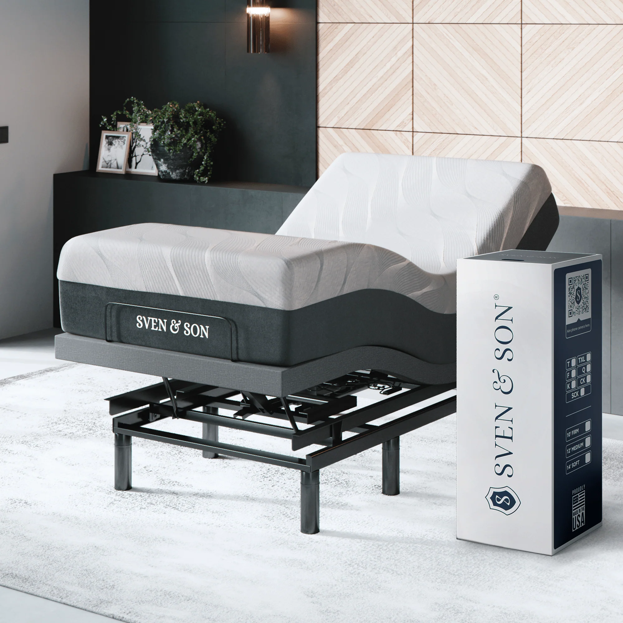 Bliss Series Adjustable Bed Frame + Choice of Mattress Bundle - Image 31