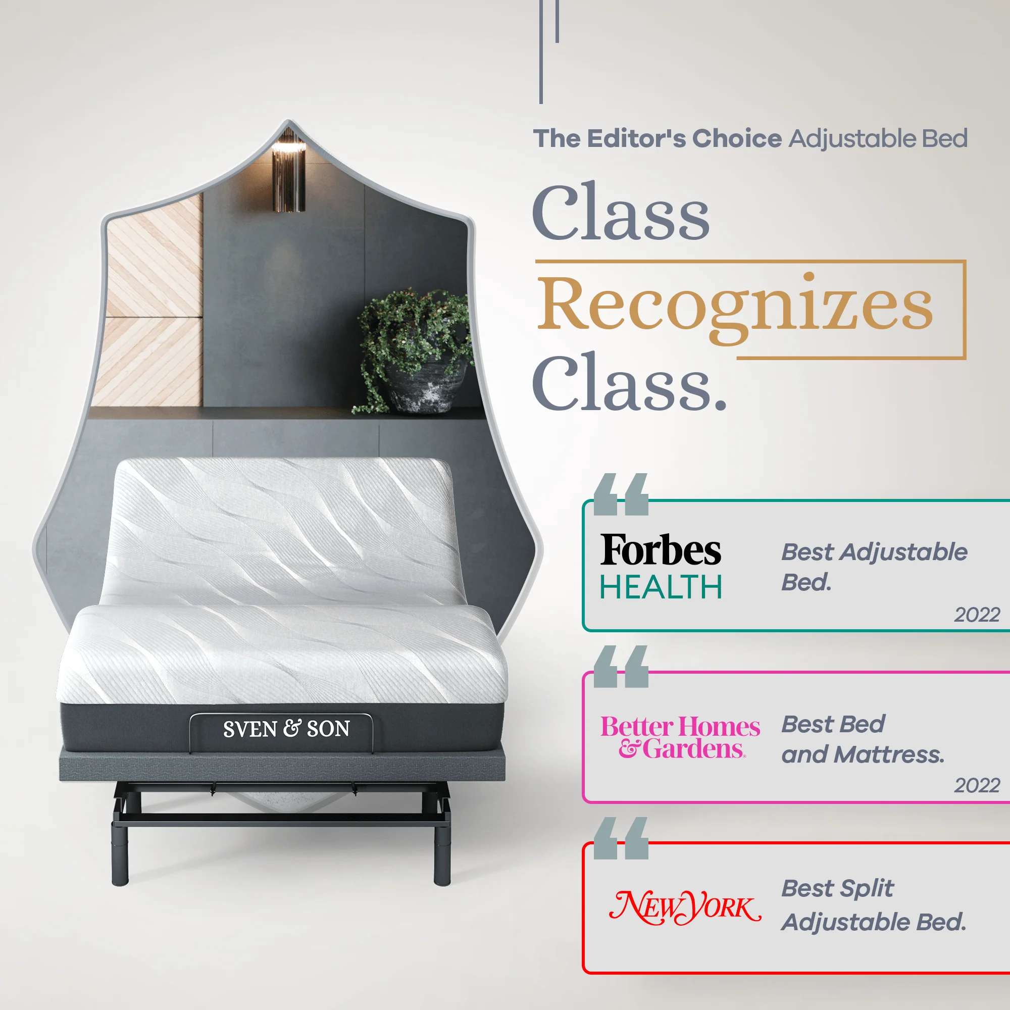 Bliss Series Adjustable Bed Frame + Choice of Mattress Bundle - Image 48