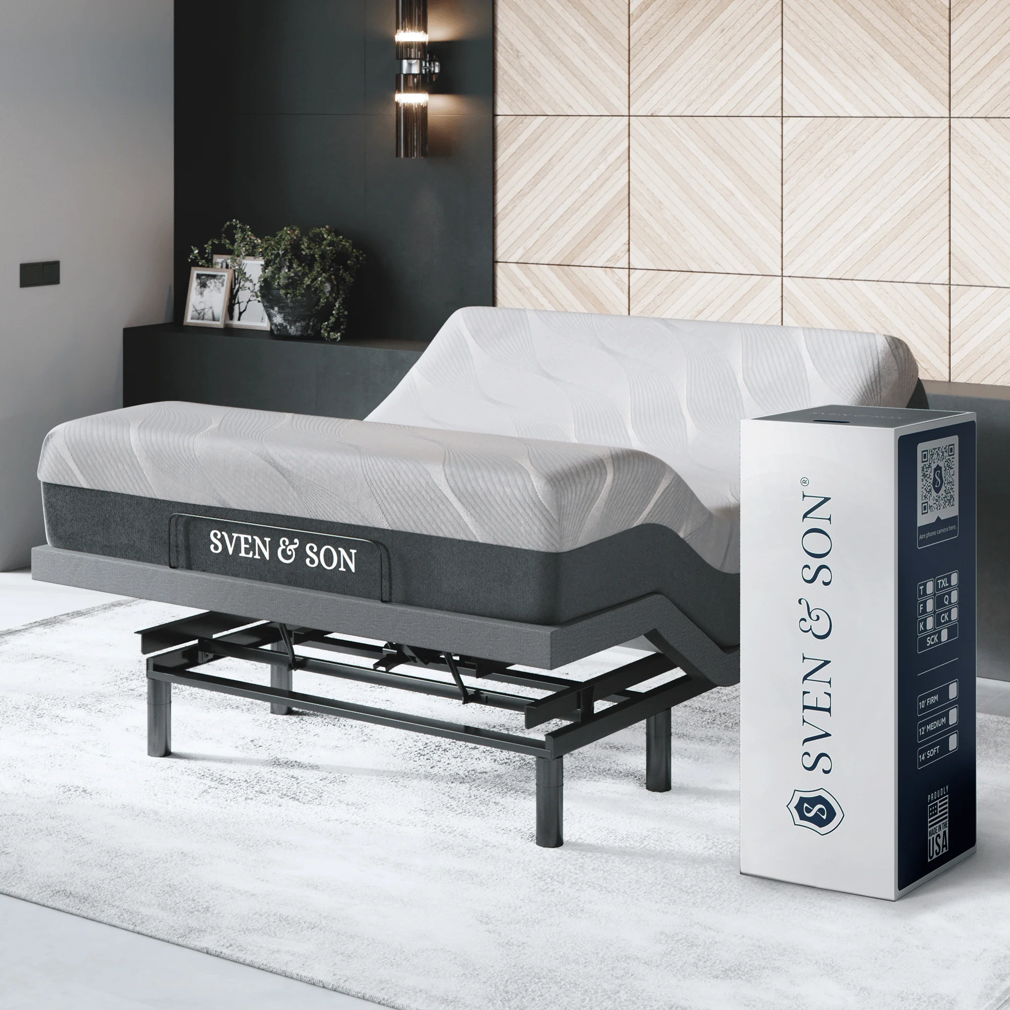 Bliss Series Adjustable Bed Frame + Choice of Mattress Bundle - Image 49