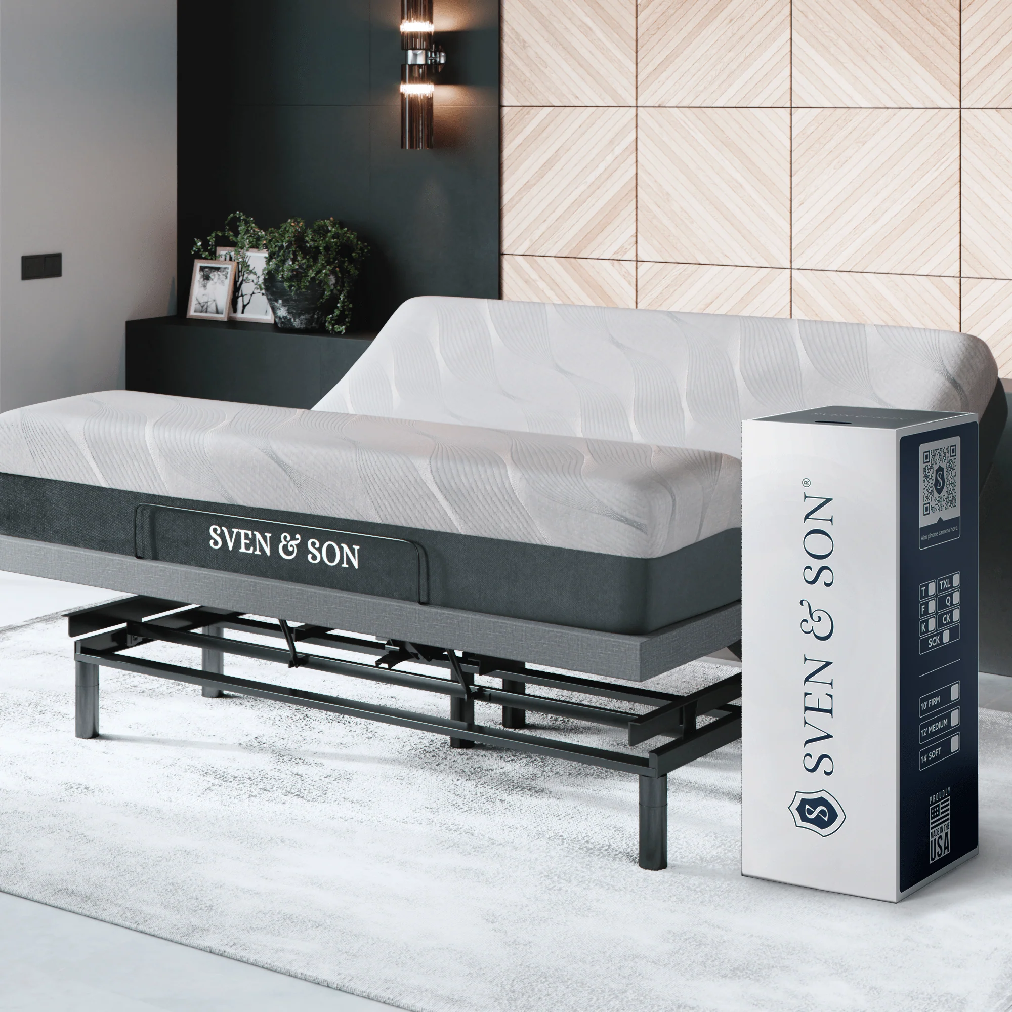 Bliss Series Adjustable Bed Frame + Choice of Mattress Bundle - Image 82