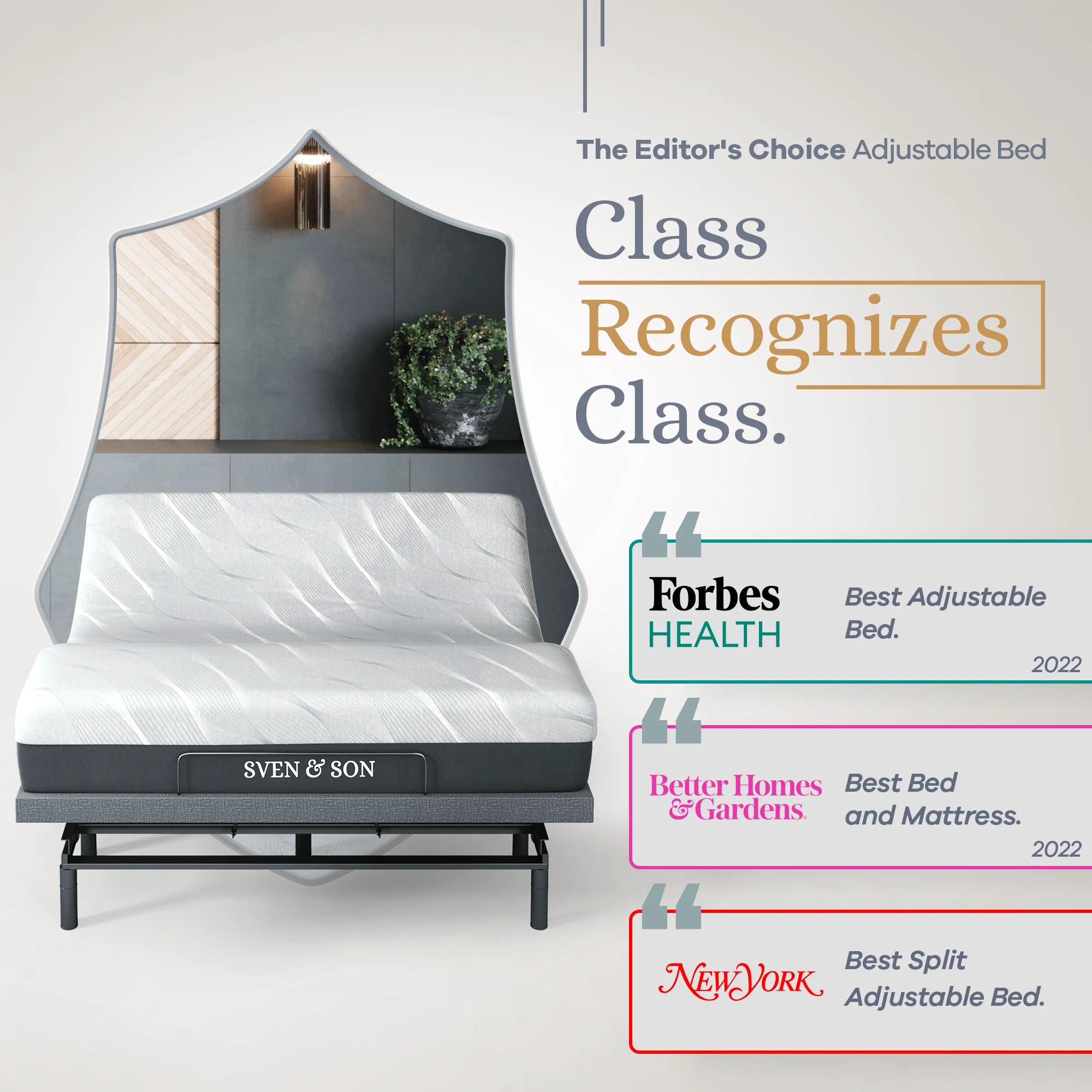 Bliss Series Adjustable Bed Frame + Choice of Mattress Bundle - Image 89