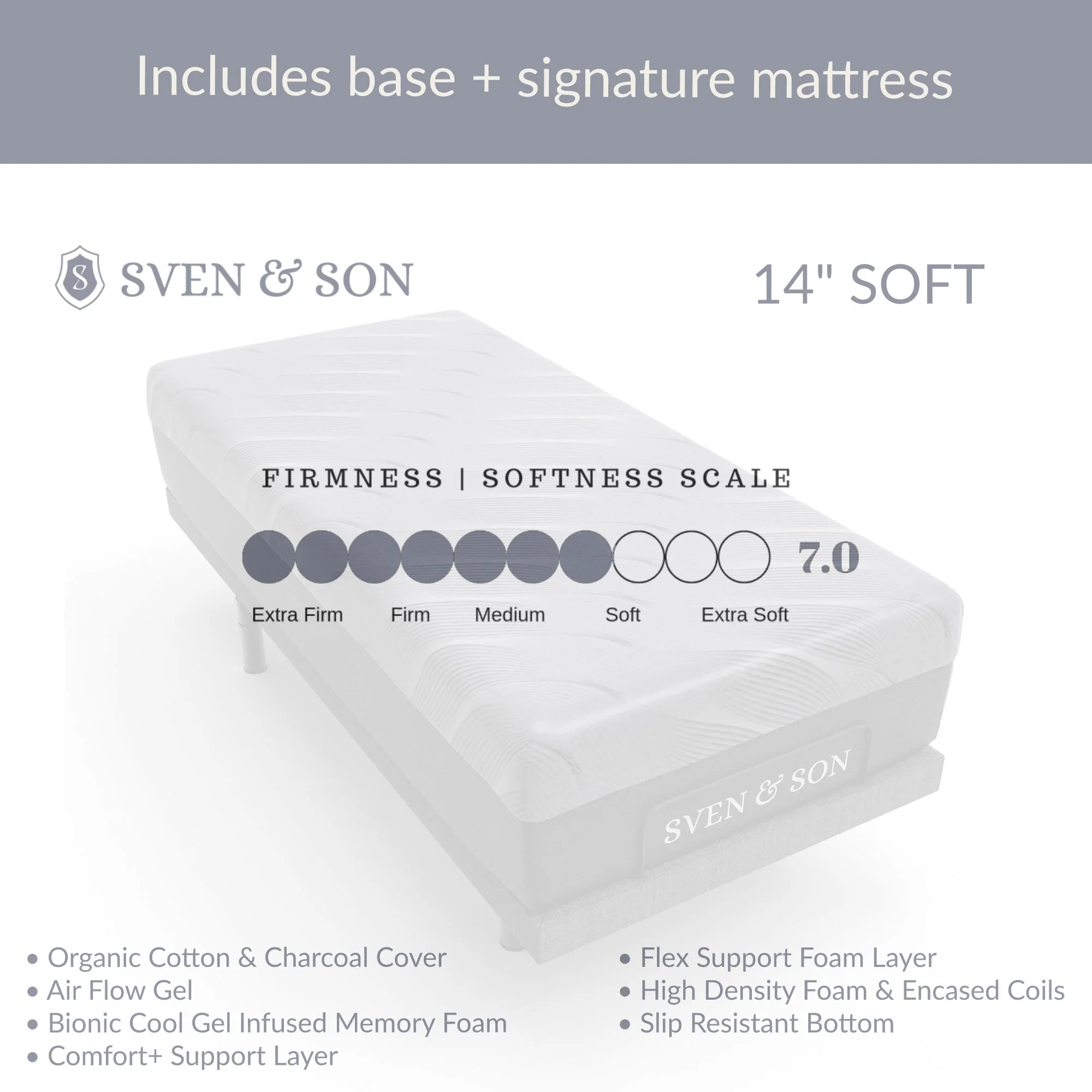 Essential Series Adjustable Bed Frame + Choice of Mattress Bundle - Image 20