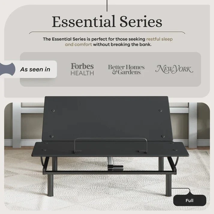 Essential Series Adjustable Bed Frame + Choice of Mattress Bundle - Image 206