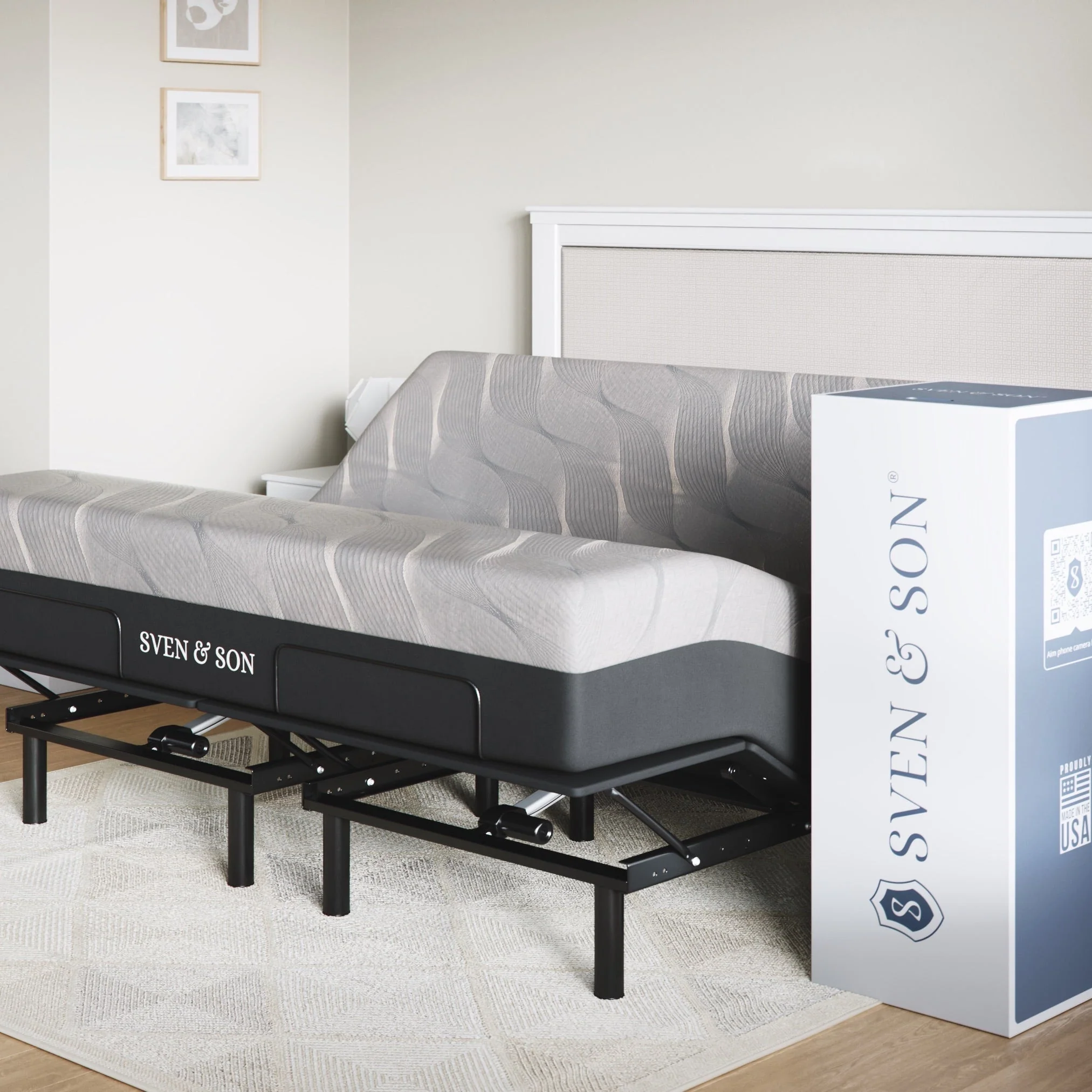 Essential Series Adjustable Bed Frame + Choice of Mattress Bundle - Image 73