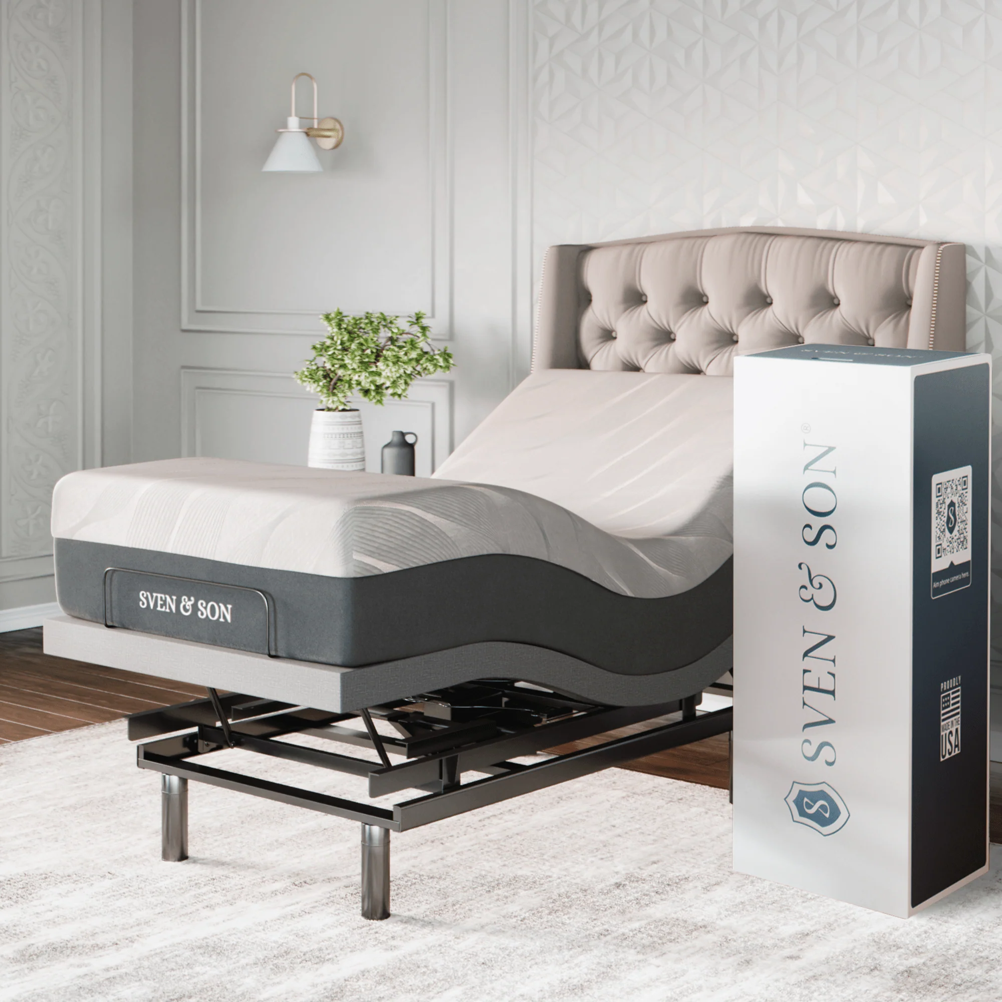 Platinum Series Adjustable Bed Frame + Choice of Mattress Bundle - Image 114