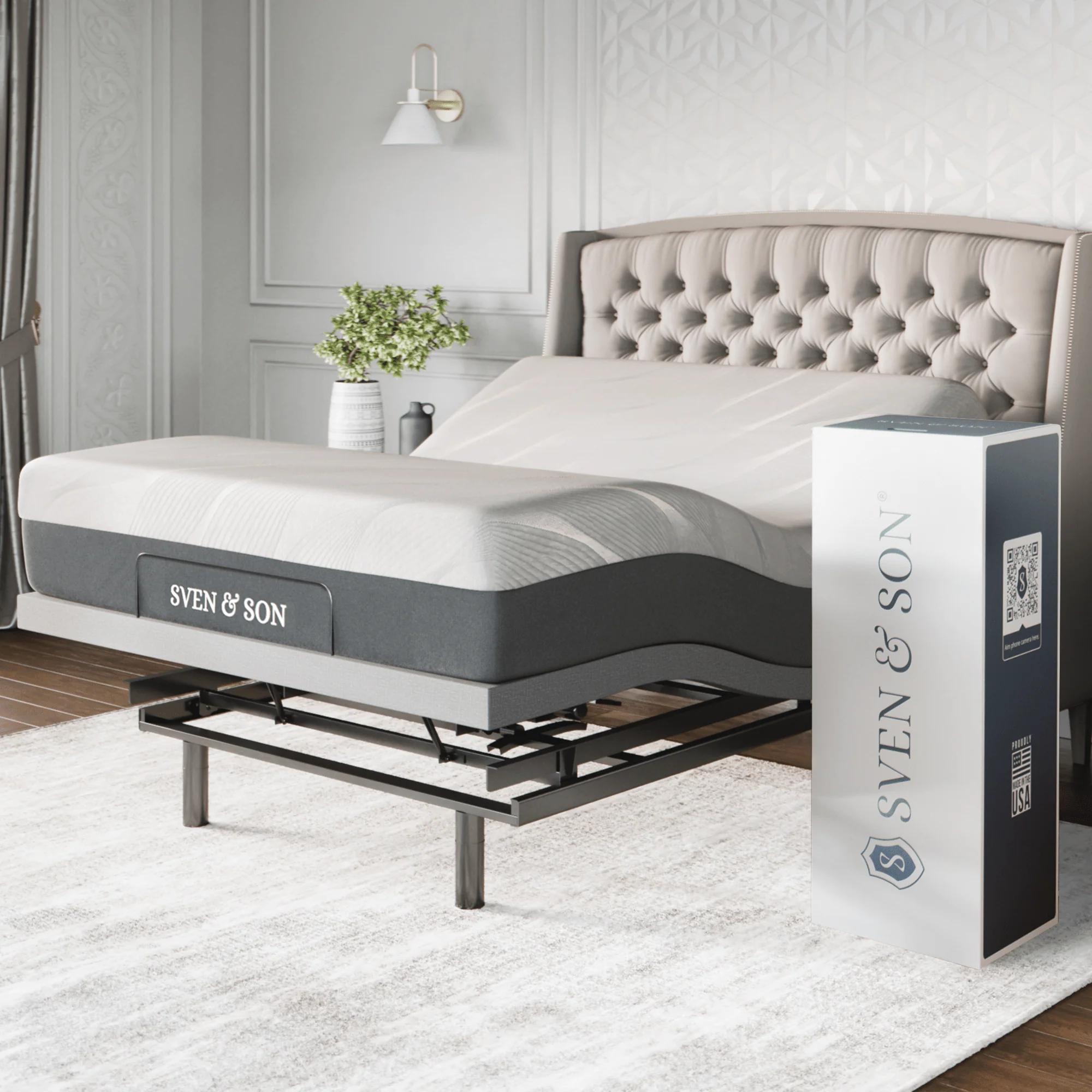 Platinum Series Adjustable Bed Frame + Choice of Mattress Bundle - Image 140