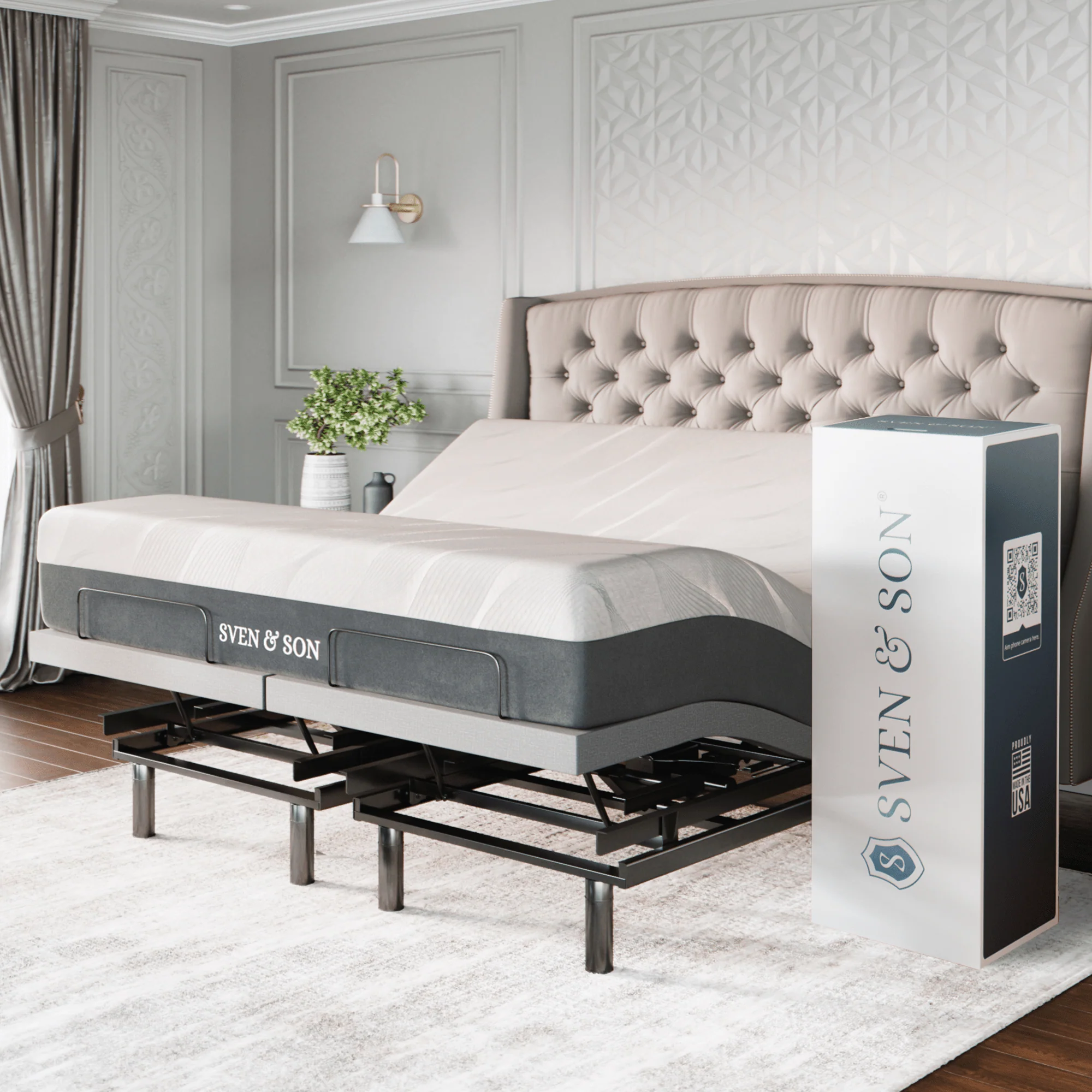 Platinum Series Adjustable Bed Frame + Choice of Mattress Bundle - Image 68